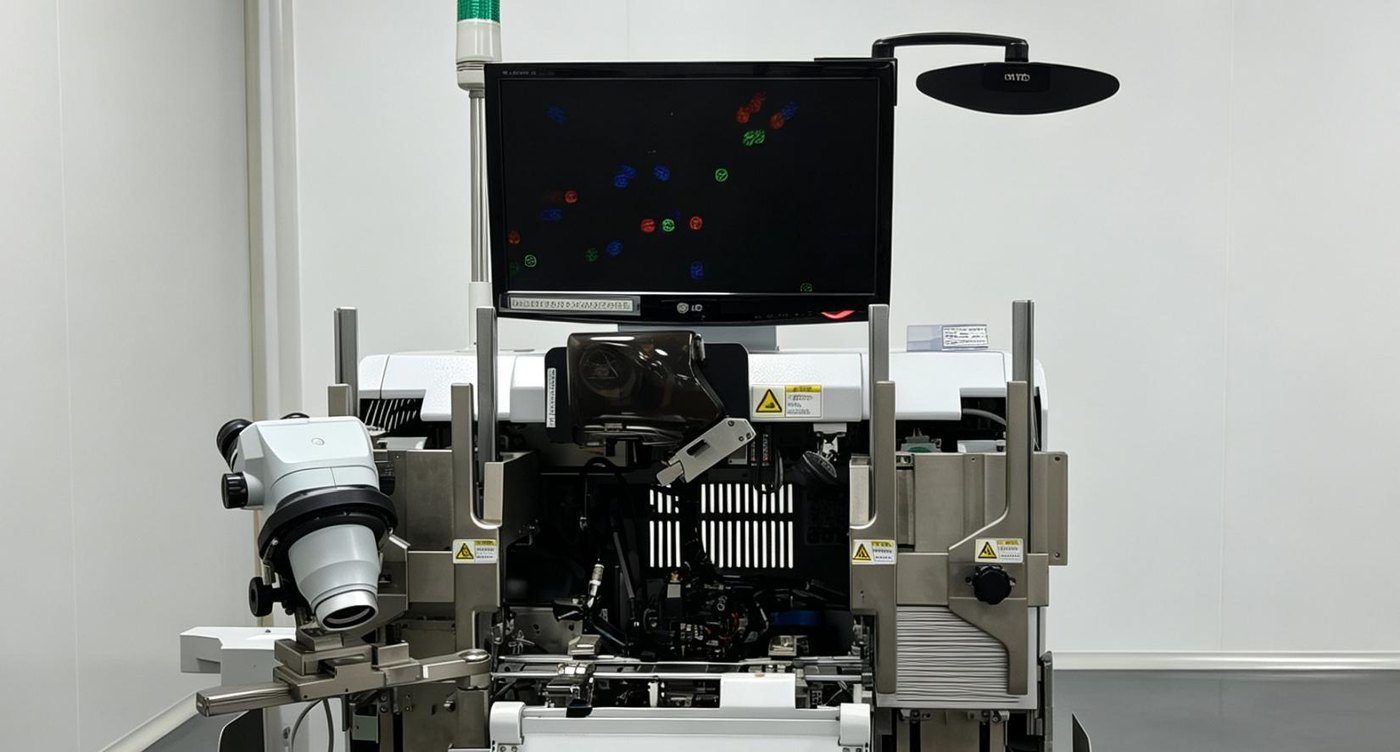 Automated die bonder with process control monitor